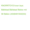 KNORRTOYS Bällebad Bällebad Bellox mit 50 Bällen (4049491553233)
