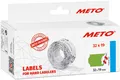 METO Etiketten für Preisauszeichner 32 x 19 mm grün 5 Rollen à 1.000 Etiketten