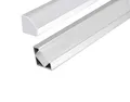 2m Eckprofil Eckleiste Eck Aluprofil Alu Schiene LED Leiste für LED-Streifen