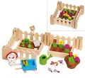 Puppenhausmöbel Zubehör MEIN KLEINER GARTEN 32 Teile Puppenstube Beet Biegepuppe