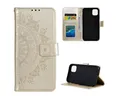 CoverKingz Handyhülle Hülle für Samsung Galaxy A03 Handyhülle Flip Case Cover Schutzhülle 16,5 cm (6,5 Zoll), Klapphülle Schutzhülle mit Kartenfach Schutztasche Motiv Mandala