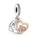 PANDORA ROSE Charm Anhänger Herz Pink mit Zirkonia 781020C01