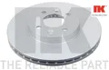 2x Bremsscheibe NK 313911 2 Bremsscheiben Vorderachse Vorne für Renault