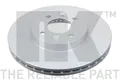 2x NK Bremsscheibe 313911 für RENAULT