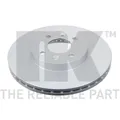 2x Bremsscheibe NK 313911 passend für RENAULT