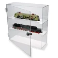 Safe Nr 5249 Abschließbare Acryl-Vitrine mit Flügeltür zum Stellen oder Aufhängen 24 x 24 x 6 cm