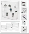Uhrenvitrine-SAFE-5249-Acryl-Glas-Design-D-240x240x60mm-Für-ca.-9-Uhren