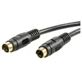 VALUE Value S-Video Video Anschlusskabel 3.00 m Schwarz Video-Kabel, (300.00 cm)