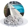 SCHICKER MINERAL Marmor Ziersplitt (16-32 mm, 25 kg, Weiß)