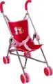 Puppenbuggy Jule – Faltbarer Puppenwagen mit gepolsterten Griffen und waschba...