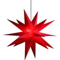 STERNTALER Stern 18 Zacken rot 65 cm für innen/außen IP44/E14