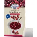 Chr.Grod Grütze Sauerkirsche Tellerfertig (500g Packung) + usy Block