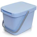 YourCasa Biomülleimer Küche - 6L Komposteimer Küche für alltäglichen Biomüll Behälter - Kompostbehälter mit Deckel zum einhängen Bio Eimer Mülleimer Müll Geruchsdicht Bio Mülleimer Küche klein (Blau)