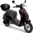 Luxxon E-Mofaroller E 3000, 3000 W, 25 km/h, bis zu 65 km Reichweite, schwarz