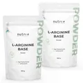 L-ARGININ BASE Pulver 1kg hochdosiert + vegan - Nutri + L-Arginine Powder 1000g