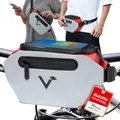 Valkental® x KLICKfix® - 3in1 Fahrradtasche Lenker | Vollreflektierend & Wasserfest - Geeignet als Lenkertasche & Bauchtasche | 4L Volumen | Für Fahrrad & E-Bike