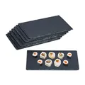 Schieferplatte Schiefer Servierplatten Käsebrett Sushi und Käseplatten 8 Stück