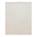 Lichtblick Plissee Klemmfix, ohne Bohren, verspannt, lichtdurchlässig, Blickdicht, Uni, mit eleganter Crushed Optik 70 cm x 130 cm (B x L), Natur
