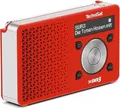 TechniSat DIGITRADIO 1 SWR3 Edition | DAB+/UKW Radio | Akku/Netzbetrieb | 40 Sender | USB | Kopfhöreranschluss