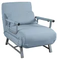 VCM Schlafsessel | Polyester-Stoff | Maße ca. ca. H. 95 x B. 64 x T. 78 cm | Sessel mit Schlaffunktion | Schlafsessel - Kolino