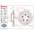 BREMBO 2x Bremsscheibe vorne Ø318 Gelocht/innenbel. für Porsche 911 Cabriolet