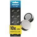 AG3 LR41 Knopfzelle 10er Pack  1,5V Alkaline Knopfzellen auslaufsicher & mit ...