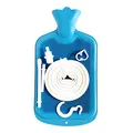 Abyclean Gummi-Klistierbeutel-Set für Analdusche Vaginaldusche Klistierreiniger für die Gesundheit von Frauen oder Männern (Blau-2L)