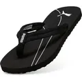 Puma Epic Flip V3 Badesandalen in Übergrößen Schwarz 402877-01 große Unisexschuhe - Schwarz - 46