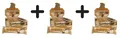 3 x Grenade Protein Bars, Caramel Chaos - 12 x 60g (43,96 EUR/kg)