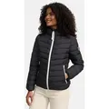 Marikoo Winterjacke Pack mich ein Mit Kapuze und Beutel zum Verstauen der Jacke schwarz S (36)