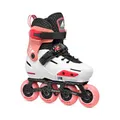 Rollerblade APEX, Inline-Skates für Jungen, Urban Inliner, Platin/Koralle, 29-32