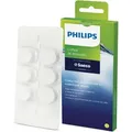 Saeco Kaffeelöser Tabletten, Pflege für Kaffee Pad Maschine, 6 Stück (CA6704/10)