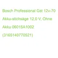 Bosch Professional Gst 12v-70 Akku-stichsäge 12,0 V, Ohne Akku 06015A1002 (31651