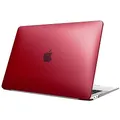 Fintie Hülle kompatibel mit MacBook Air 13 (2018-2020 Version) A2337(M1)/A2179/A1932, Ultradünne Hartschale Schutzhülle Snap Case, Bordeaux(Matt)