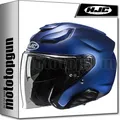 JETHELM FÜR MOTORRAD HJC F31  BLAU-METALLIC SEIDENMATT XS