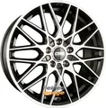 CMS C25 diamond black 8x19 ET40 - LK5/114.3 ML67.2 Alufelge schwarz