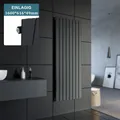 SONNI Design Heizkörper Flachheizkörper Mittelanschluss Vertikal 1600x616mm