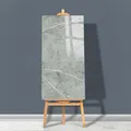 Untitled Selbstklebende Wandpaneele Marmor-Optik | Feuchtigkeitsbeständig | 8-tlg. Set 1,44 m² | Premium PVC | Für Küche, Badezimmer & Wohnbereich (29 Aschgrauer Marmor)