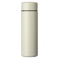 Kyocera isolierte Slim-Trinkflasche mit keramischer Innenbeschichtung, 12 Stunden heiß, 24 Stunden kalt, BPA-frei, leicht zu reinigen, auslaufsicher, 300 ml, sand-beige, MB-10S-SB SLIM