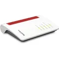 AVM FRITZ!Box 5530 Fiber WLAN Router weiß/rot Digital-DECT inkl. Glasfaser-Modul