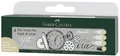 FABER-CASTELL Tuschestift PITT artist pen 4er Etui