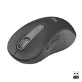 Logitech Signature M650 L Kabellose Maus - für große Hände, Leise Klicks, Anpass