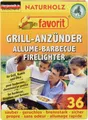 favorit Grillanzünder Favorit Grillanzünder fest 36 Stk Anzünder für Grill + Kamin