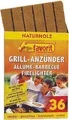 Favorit Grillanzünder fest 36 Stk Anzünder für Grill + Kamin Kaminanzündern 1826