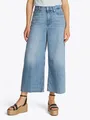 Weite Jeans "Wide Leg High Waist", mit Logo-Badge, in blauer Waschung, Gr. 33 - N-Gr, Sia N-Gr