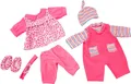 Bayer Puppenkleidung Legging/Latzhose (Set, 7-tlg)