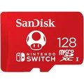 SanDisk 128 GB microSDXC Speicherkarte für Nintendo Switch rot