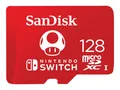 SanDisk microSDXC Extreme 128GB (U3/UHS-I/Cl.10/R100/W90) für Nintendo Switch