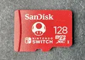 NINTENDO SWITCH || SANDISK 128 GB MICRO SD KARTE TOAD FORMATIERT ORIGINAL ||