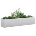 Pflanzkübel Blumenkübel Pflanzcontainer Pflanzgefäße 200x40x40 Cm Verzinkter Sta